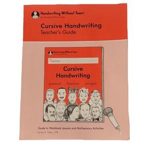Handwriting Without Tears Cursive Teacher Guide Jan Olsen 2018 10th Ed *